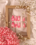 Pink Chrysanthemum Nail Decals